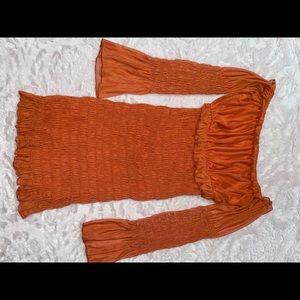 Rust Mini Dress